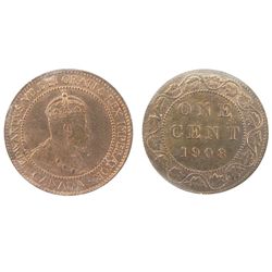 1908 1¢ ICCS MS65RD.