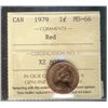 Image 1 : 1979 1¢ ICCS MS66RD.