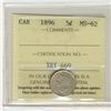 Image 1 : 1896 5¢ ICCS MS62.