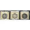 Image 1 : 1903H 5¢  Sml H VG8, 1946 5¢ Dbl 6 VF & 1936 10¢ EF40.  Lot of 3 ICCS graded coins.