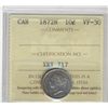 Image 1 : 1872H 10¢ ICCS VF30.  Key issue.