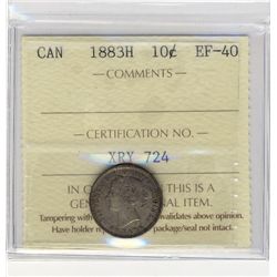 1883H 10¢ ICCS EF40.