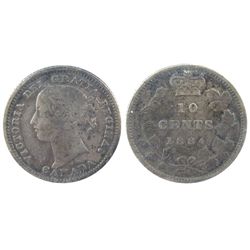 1884 10¢ ICCS VF20.  Key date.