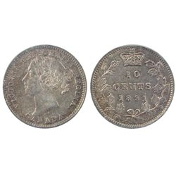 1891 10¢ 22 Lvs ICCS MS64.  Superb shades and underlying lustre.