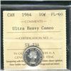 Image 1 : 1964 10¢ ICCS PL66 Ultra Heavy Cameo.