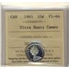 Image 1 : 1965 10¢ ICCS PL66 Ultra Heavy Cameo.
