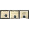 Image 1 : 2002P 10¢, 2006P & 2007 St7 ICCS MS66.  Lot of 3 coins.