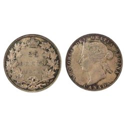 1871 25¢ PCGS MS65. Intense tones with excellent strike with clean fields and nice surfaces. Rare th