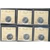 Image 1 : 1966 25¢ ICCS PL66.  Lot of 6 coins.
