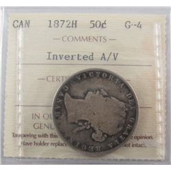 1872H 50¢ A/V ICCS G4.