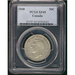 1948 50¢ PCGS XF45.