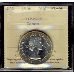 1956 50¢ ICCS PL66 Cameo.