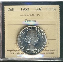1960 50¢ ICCS PL67 Cameo.