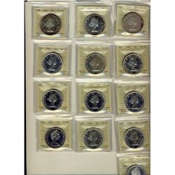 1959(2) $1, 1960(2), 1961, 1962(2), 1964(2), 1964 Missing Dot(2) & 1965 SmBds Ptd, SmBds Blt ICCS PL