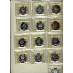 1959(2) $1, 1960(2), 1961, 1962(2), 1964(2), 1964 Missing Dot(2) & 1965 SmBds Ptd, SmBds Blt ICCS PL