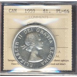 1959 $1 ICCS PL66 Cameo.
