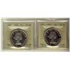 Image 1 : 1961 & 1962 $1 ICCS PL66 Cameo.  Lot of 2 coins.