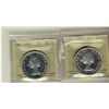 Image 1 : 1963 & 1964 $1 ICCS PL66 Cameo.  Lot of 2 coins.