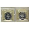Image 1 : 1963 & 1964 $1 ICCS PL66 Cameo.  Lot of 2 coins.
