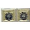Image 1 : 1963 & 1964 $1 ICCS PL66 Cameo.  Lot of 2 coins.