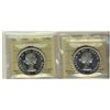 Image 1 : 1963 & 1964 $1 ICCS PL66 Cameo.  Lot of 2 coins.