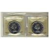 Image 1 : 1964 Cameo & 1964 Missing Dot $1 ICCS PL66.  Lot of 2 coins.