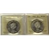 Image 1 : 1965 Type V & 1967 $1 ICCS MS64.  Lot of 2 coins.