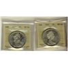 Image 1 : 1965 Type V & 1967 $1 ICCS MS64.  Lot of 2 coins.