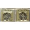 Image 1 : 1965 Type V & 1967 $1 ICCS MS64.  Lot of 2 coins.