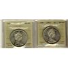 Image 1 : 1965 Type V & 1967 $1 ICCS MS64.  Lot of 2 coins.