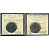 Image 1 : 1999 $2 Nunavut MS67 & 2000 Knowledge MS67NBU.  Lot of 2 ICCS graded coins.