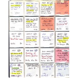 1949 - 1977.  Lot of 20 Variety coins 1¢ through to $1.  Includes Worn die, Doubling round and detac