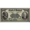 Image 1 : The Bank of Montreal 1923 $10 #3208928 CH-505-56-04 PMG AU58EPQ.