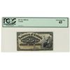 Image 1 : 1900 25¢ Shinplaster DC-15C PCGS EF45.