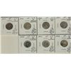 Image 1 : 1871 10¢, 1903H, 1916, 1917, 1932, 1936 & 1938.  Lot of 7 coins all VF or better with problems.  (PB