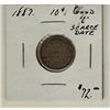 Image 1 : 1887 10¢ G6.  With a nice clear reverse.  (PBA)