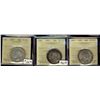 Image 1 : 1907 50¢, 1914 VG10 & 1948 ICCS VG10 to F15. Lot of 3 coins.