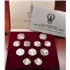 Image 1 : World Mint Set.  1980 USSR Olympic Set.  Includes 28 pcs all 900 Proof Silver.  Comes in it's origin