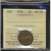 Image 1 : 1934 1¢ ICCS AU50.