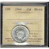Image 1 : 1940 25¢ ICCS MS64.