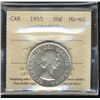 Image 1 : 1955 50¢ ICCS MS62.