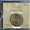 Image 1 : 2010 $1 Olympic Logo ICCS MS65.