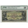 Image 1 : The Canadian Bank of Commerce 1917 $50 #21153 CH-75-16-04-22 PMG VF20. Scarce in this condition.
