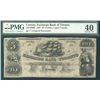 Image 1 : The Exchange Bank of Canada 1855 $5 CH-255-10-06R PMG EF40.
