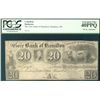 Image 1 : The Gore Bank of Hamilton 18__ $20 CH-325-10-04R PCGS EF40PPQ.