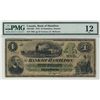 Image 1 : The Bank of Hamilton 1872 $4 #7991 CH-345-10-02 PMG F12. The only example seen and known by the cata