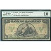 Image 1 : The Bank of Hamilton, 1922 $5 #003112, CH-345-22-02, PMG VG10. Only 9 examples known. Rare issue.