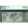 Image 1 : Hart’s Bank 18__ $5 Reprint CH-350-12-06N PCGS CH AU58PPQ.