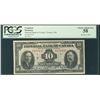 Image 1 : Imperial Bank of Canada 1939 $10 #E076435 CH-375-24-04 PCGS CH AU58. Looks Uncirculated, choice and 
