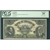 Image 1 : The Bank of Montreal 1914 $5 #2840007 CH-505-54-04 PCGS VF30.